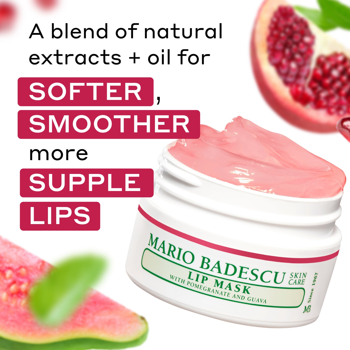 Lip Mask with Pomegranate & Guava