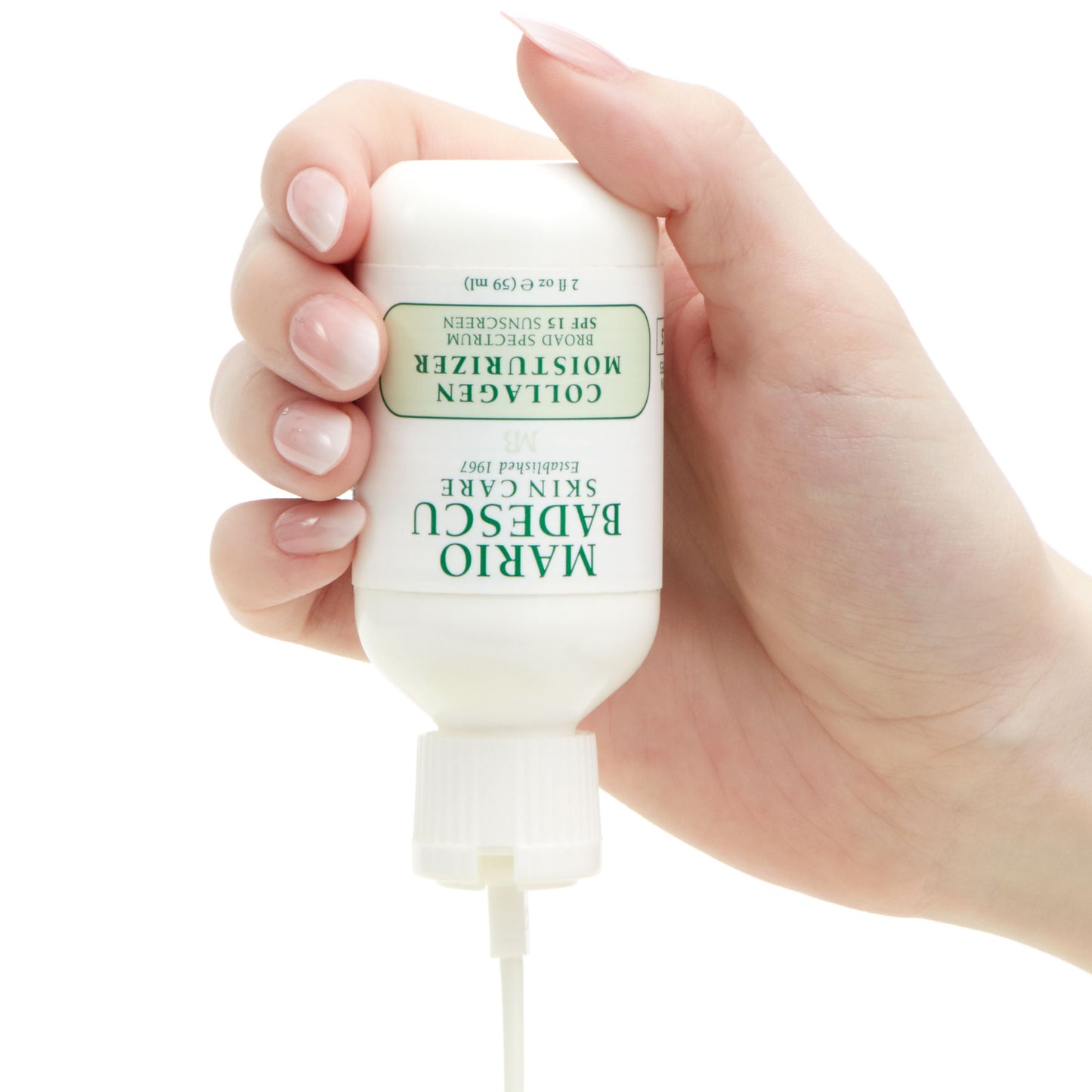 Demonstration of Collagen Moisturizer being squeezed