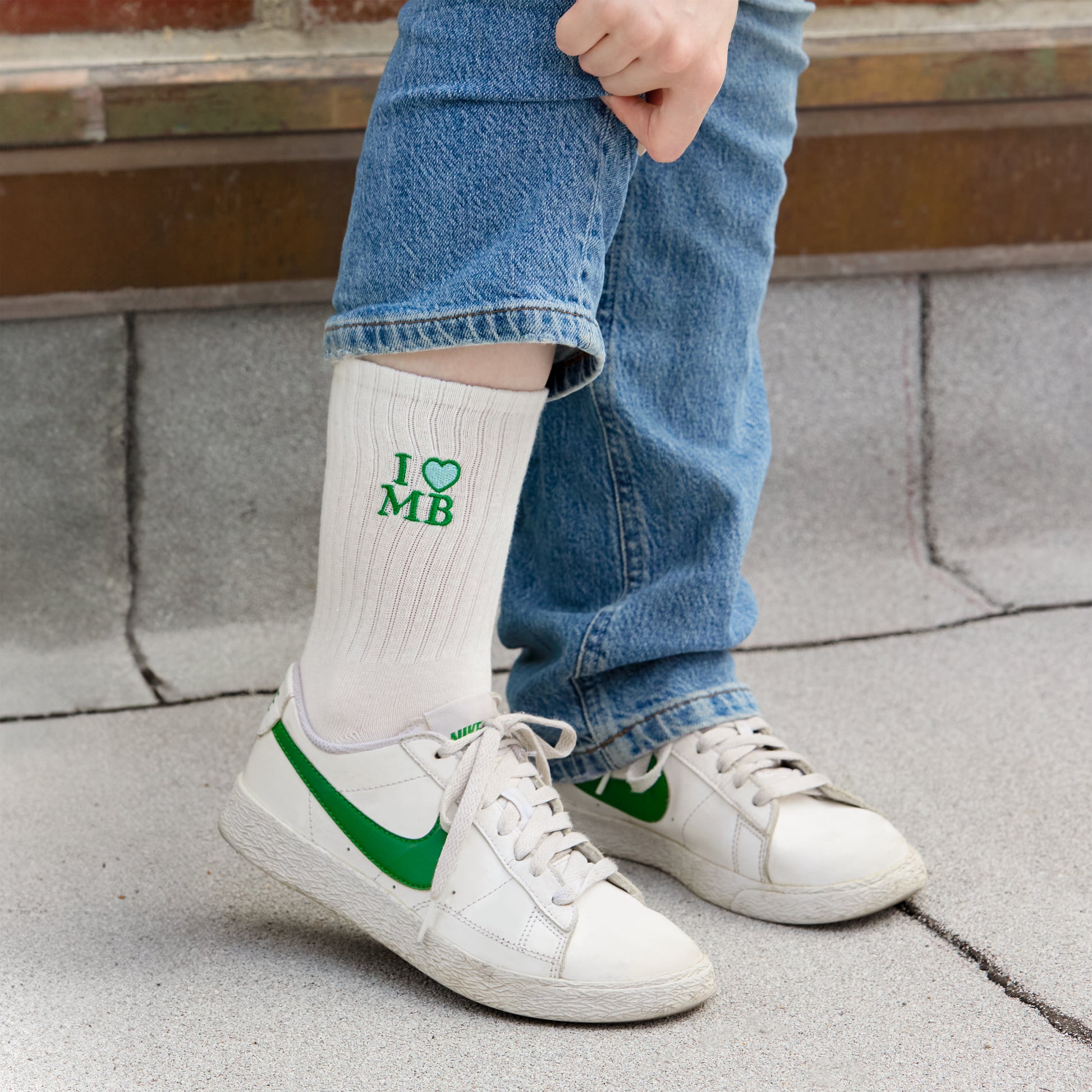 White Crew Socks – Mario Badescu - Main Image