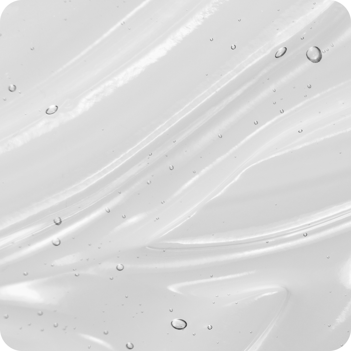 Close-up of white cream or gel with a textured surface