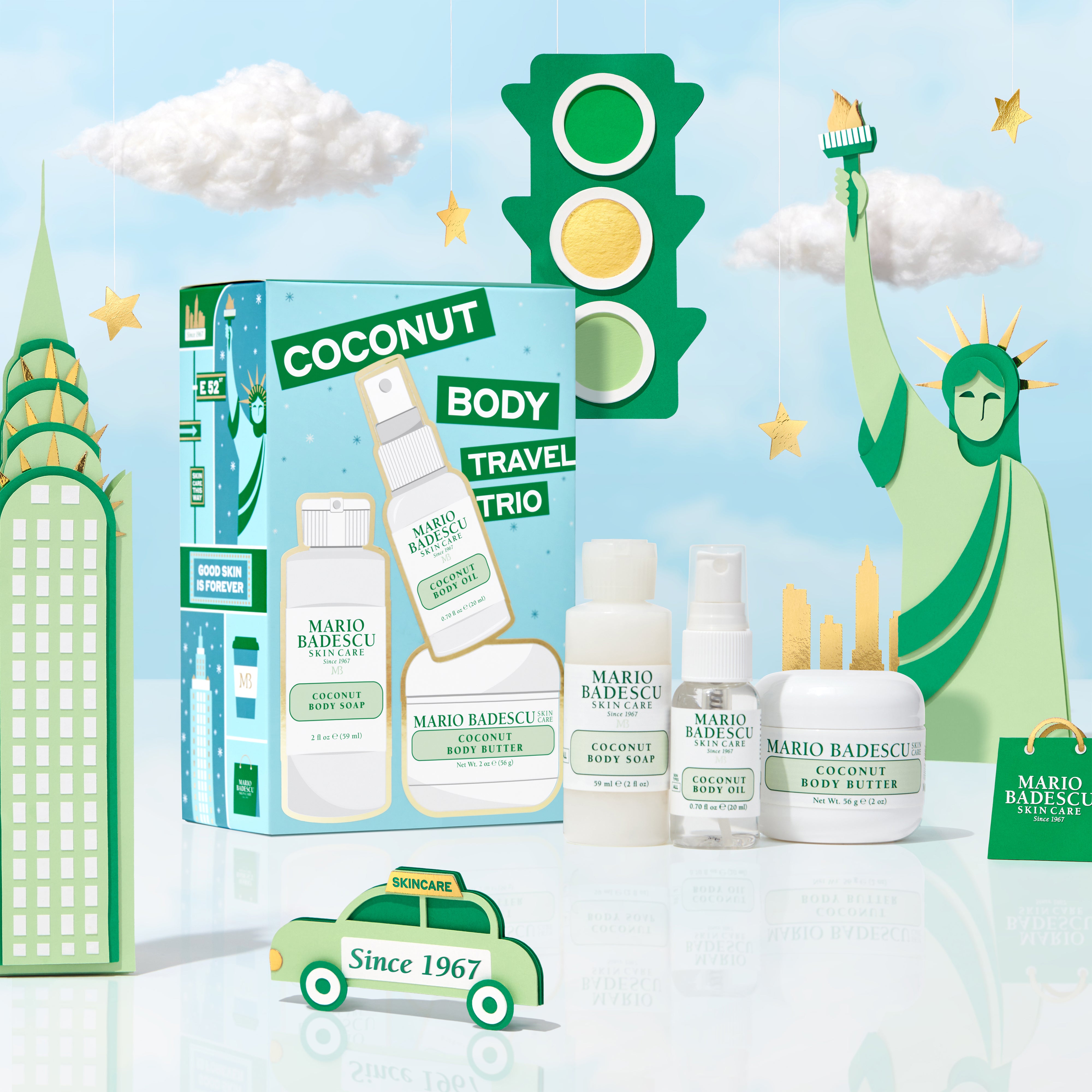 Coconut Body Travel Trio – Mario Badescu