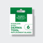 Pack of Mario Badescu skin care replacement blades on a light gray background