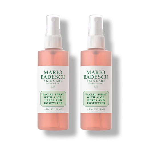 Facial Spray With Aloe, Herbs & Rosewater Duo  4oz Duo