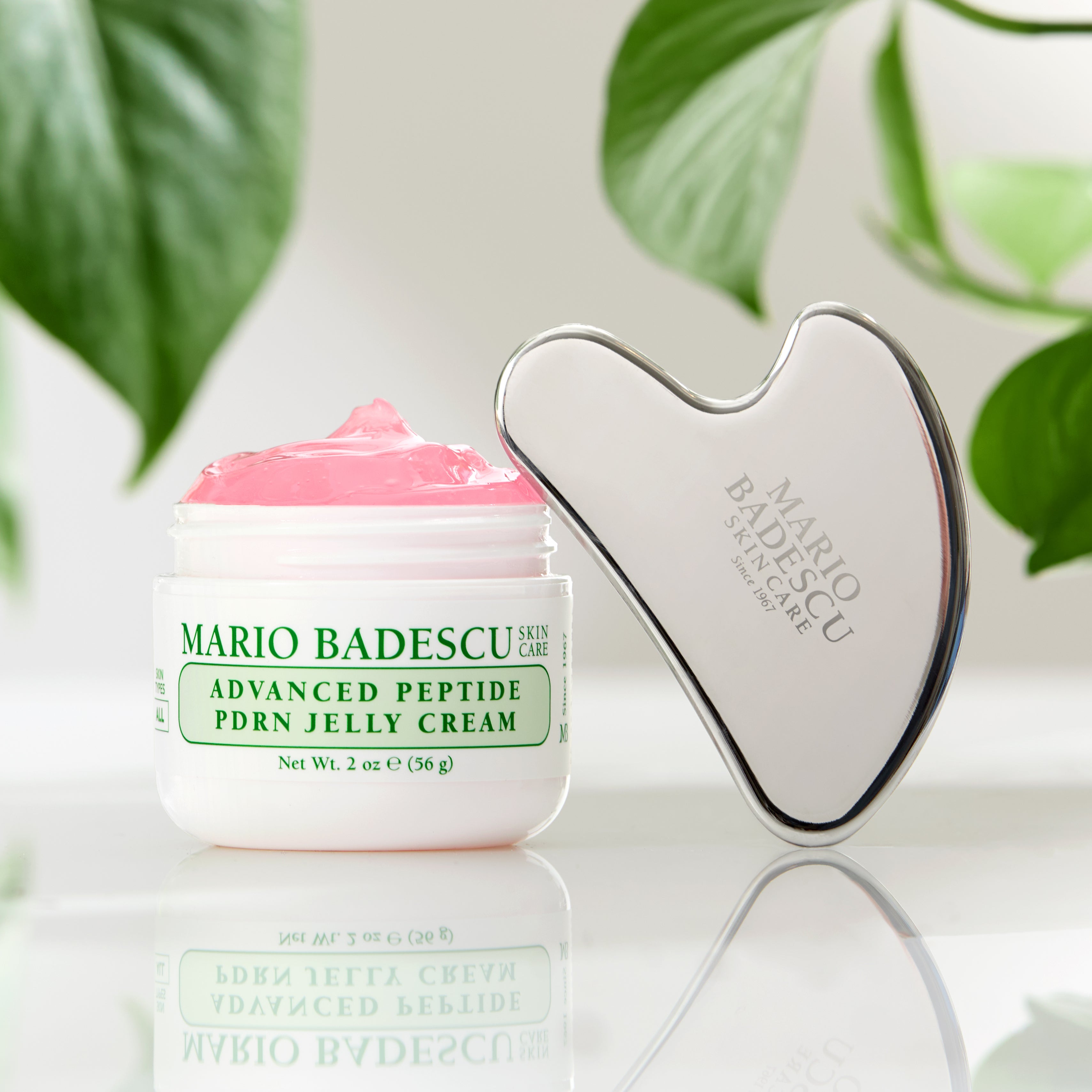 Advanced Peptide PDRN Jelly Cream + Gua Sha Bundle – Mario Badescu