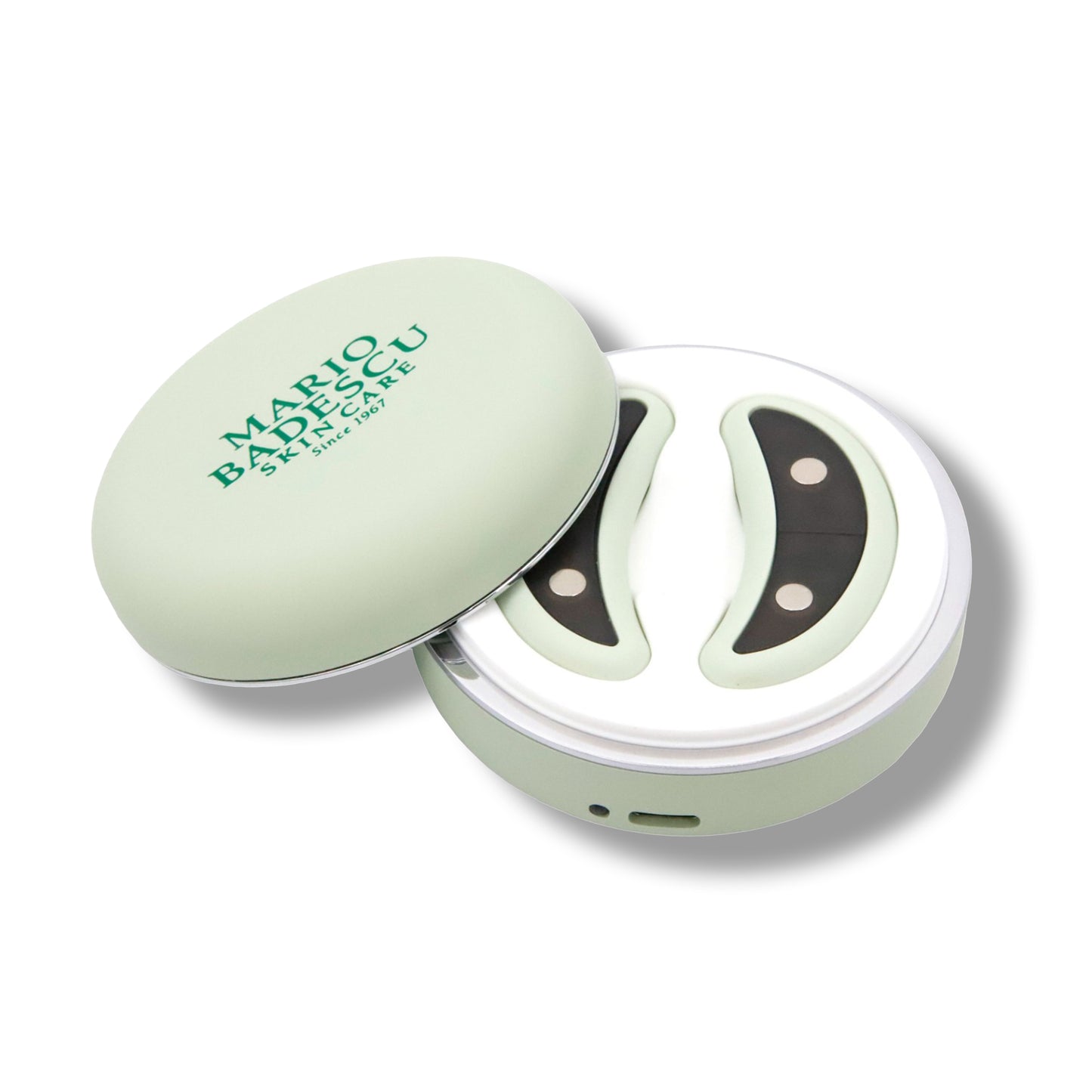 Mario Badescu Red Light + EMS Under Eye Patches packaging on a white background