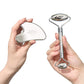 Stainless Steel Facial Roller + Gua Sha Set