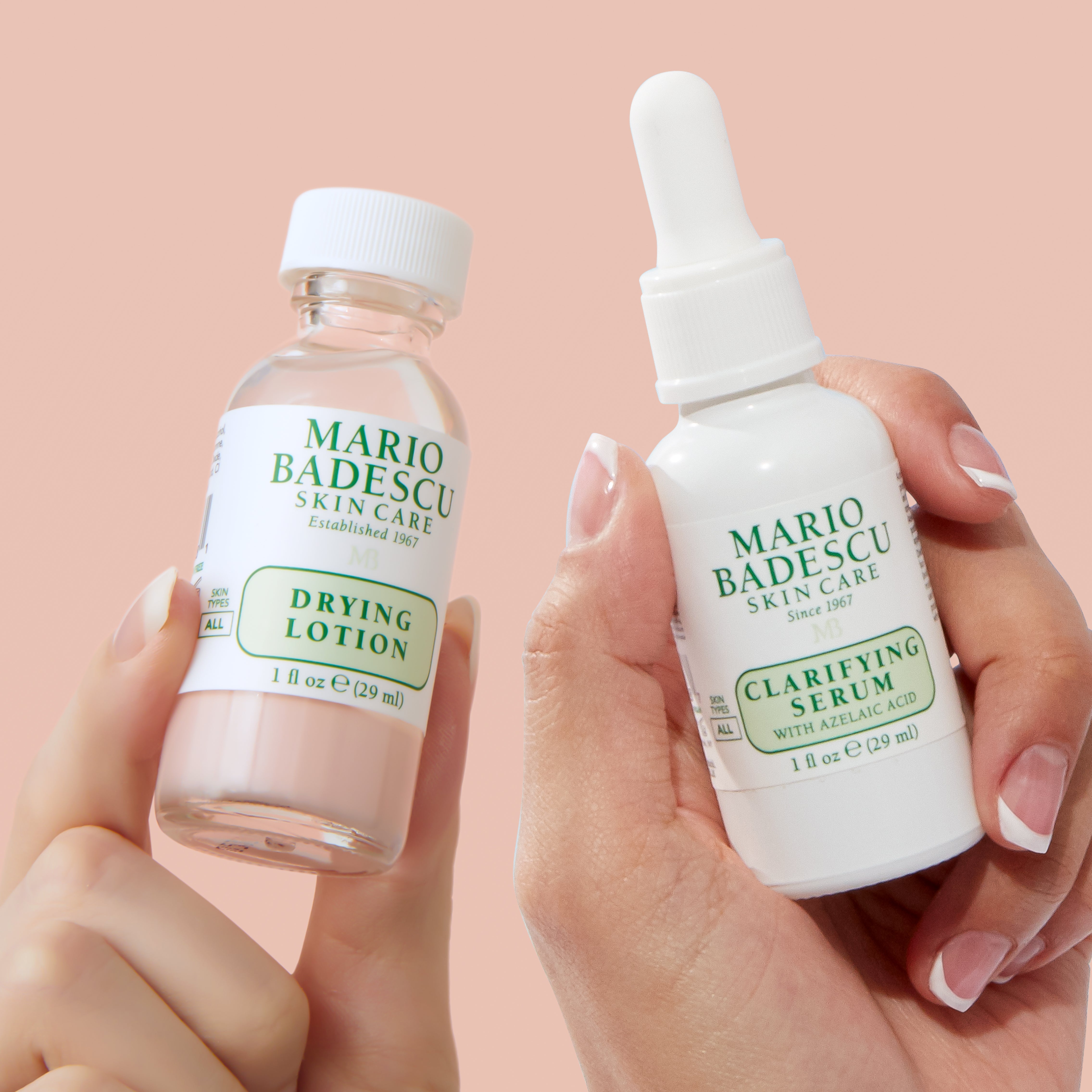 Drying Lotion + Clarifying Serum with Azelaic Acid Bundle – Mario